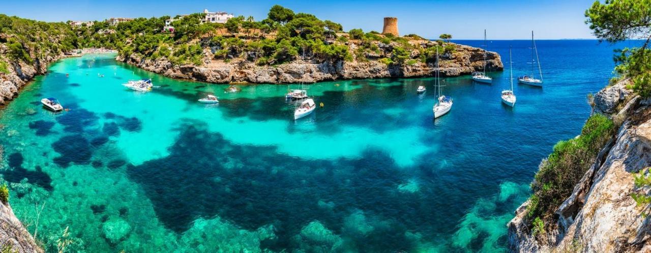 * Casa Del Diamante - Meer- Und Buchtblick Villa * Cala Pi  Exterior photo