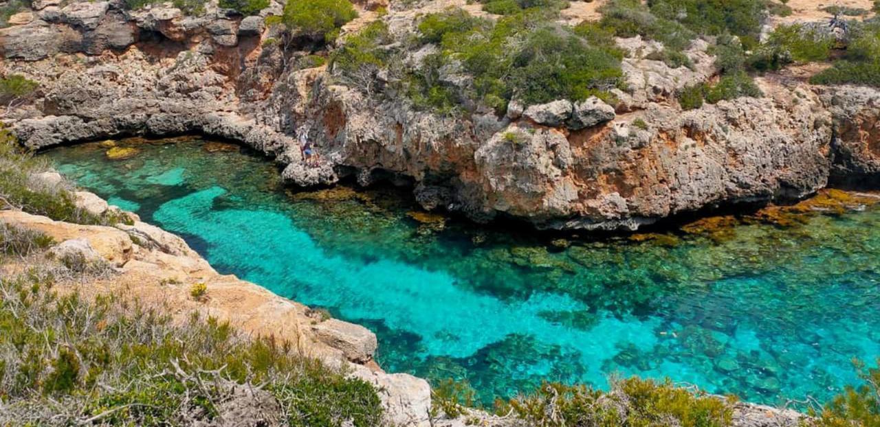 * Casa Del Diamante - Meer- Und Buchtblick Villa * Cala Pi  Exterior photo